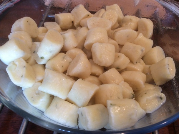 Noky (gnocchi) v zeleninovej omáčke (fotorecept) - obrázok 2