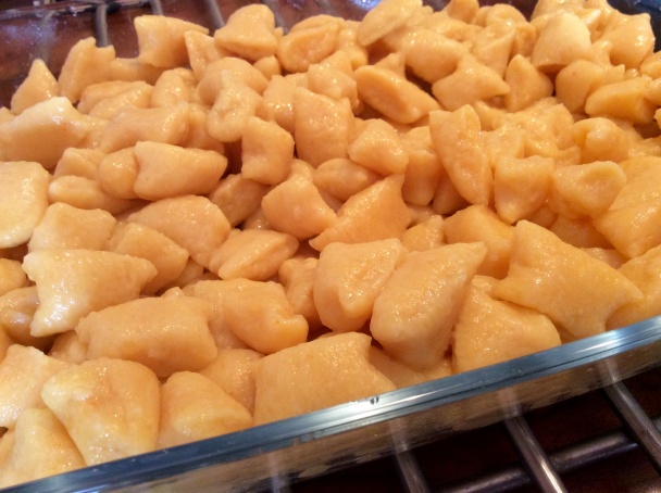 Tekvicové gnocchi s bryndzou a restovanou cibuľou (fotorecept) - obrázok 2