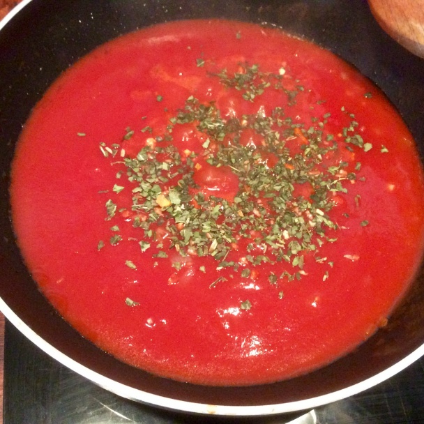 Plnené kuracie prsia pečené v paradajkovej omáčke s mozzarellou (fotorecept)  - obrázok 6