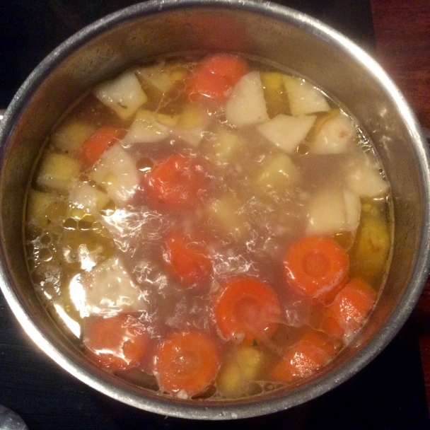 Zelerová polievka s pohánkou - obrázok 1