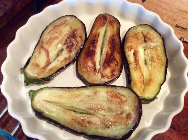 Plnený baklažán (Karniyarik) (fotorecept) - obrázok 5