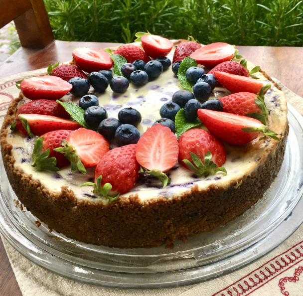 Čučoriedkový cheesecake - obrázok 6