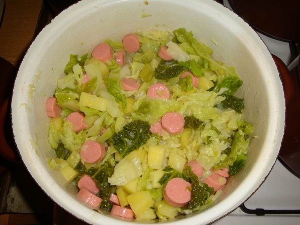 Kelový prívarok s prílohou (fotorecept) - obrázok 7