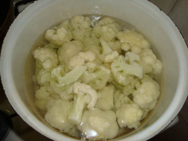 Zemiaky s vysmážaným karfiolom (fotorecept) - obrázok 1