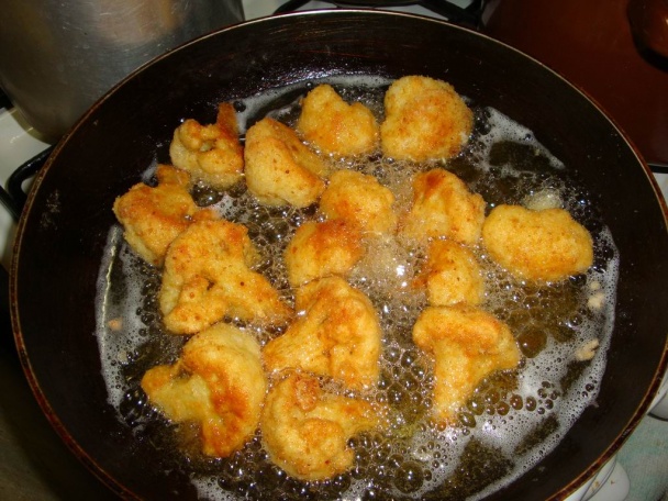 Zemiaky s vysmážaným karfiolom (fotorecept) - obrázok 4