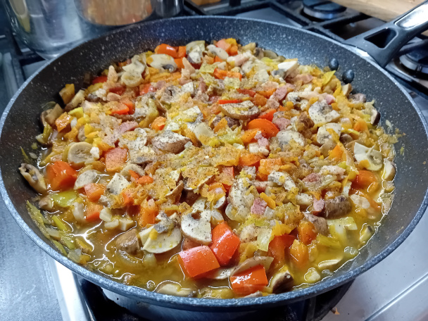 Zeleninové krupoto so šampiňónmi (fotorecept) - obrázok 2