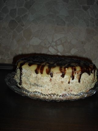 Marcipánovo-orechová torta s čokoládou a Amaretto (fotorecept) - obrázok 3