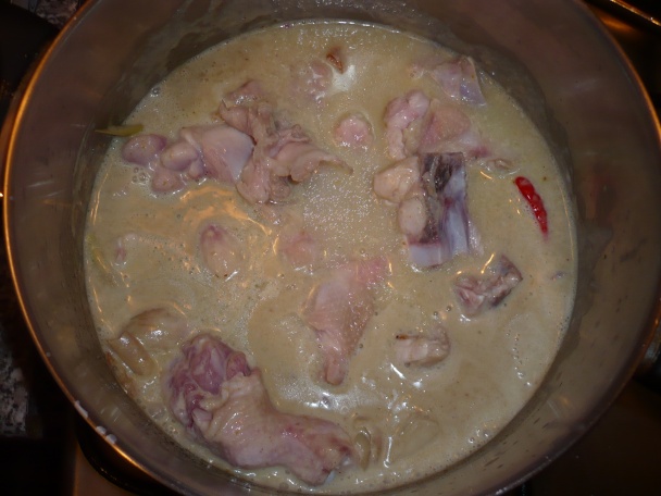 Thajská fúzia Tom kha kai (kuracia polievka z kokosového mlieka) a Kaeng khiao wan (zelené karí) - obrázok 9