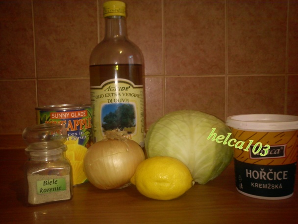 Kapustový šalát s ananásom (fotorecept) - obrázok 1