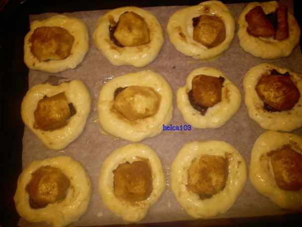 Kysnuté jablkové koláče (fotorecept) - obrázok 3