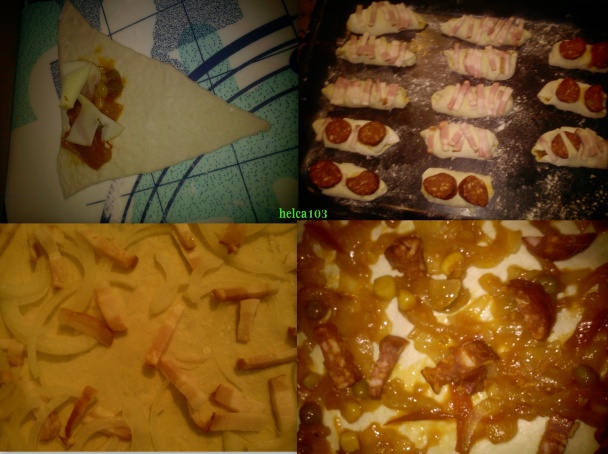 Plnené kysnuté rožky na slano (fotorecept) - obrázok 3