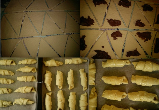 Nutelové rožky (fotorecept) - obrázok 2