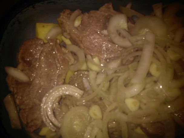 Marinovaná krkovička na jablkách (fotorecept) - obrázok 4