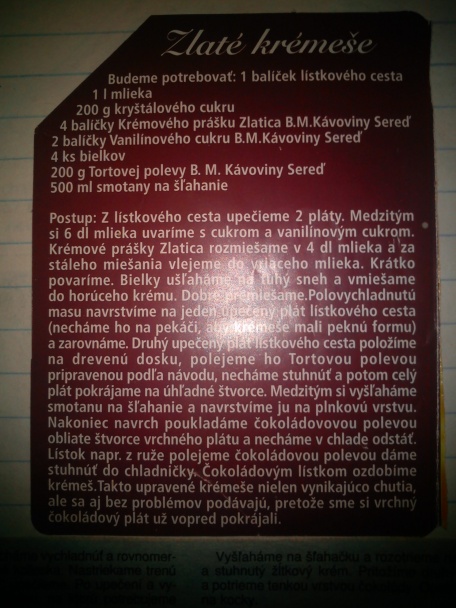 Zlaté krémeše (fotorecept) - obrázok 8