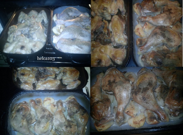 Kurča na jablkách (fotorecept) - obrázok 2