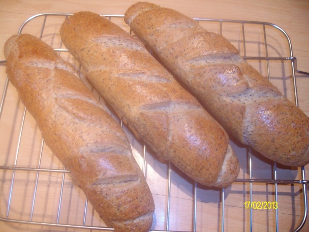 Celozrnné chia bagety (fotorecept) - obrázok 8