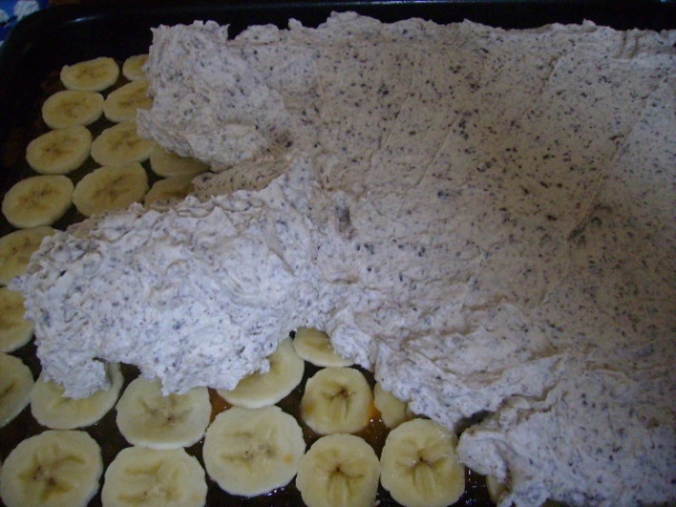 Banánové kocky so straciatella-mascarpone krémom (fotorecept) - obrázok 5