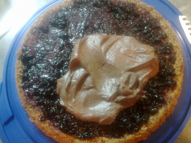 Čokoládovo-čučoriedková torta (fotorecept) - obrázok 15