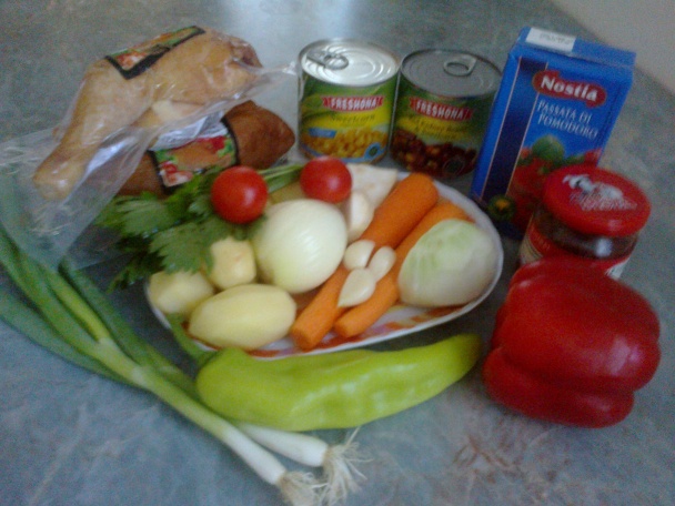 Rýchla, letná verzia pikantného mexického gulášu (fotorecept) - obrázok 1