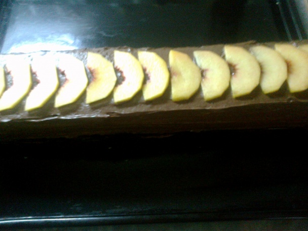 Čokoládové rezy s broskyňovým pyré (fotorecept) - obrázok 14