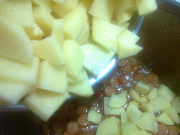 Zemiaková polievka so smotanou a údeninou (fotorecept) - obrázok 5