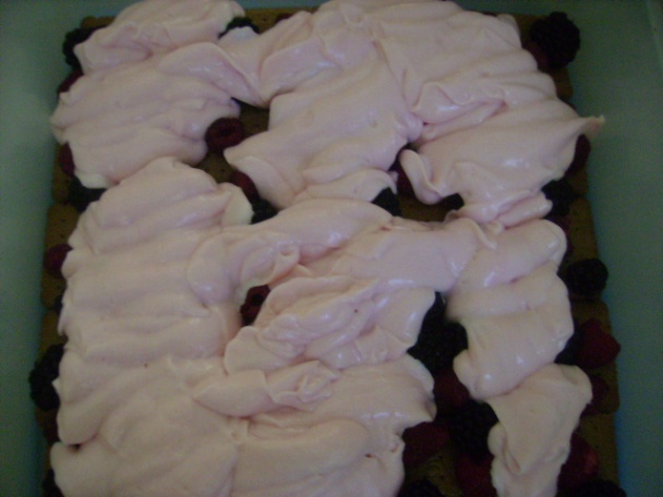 Svieže malinovo-tvarohové nepečené rezy (fotorecept) - obrázok 6