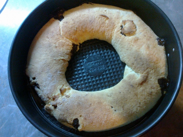 Krehký maslový závin s čokoládovou plnkou a hroznom (fotorecept) - obrázok 11