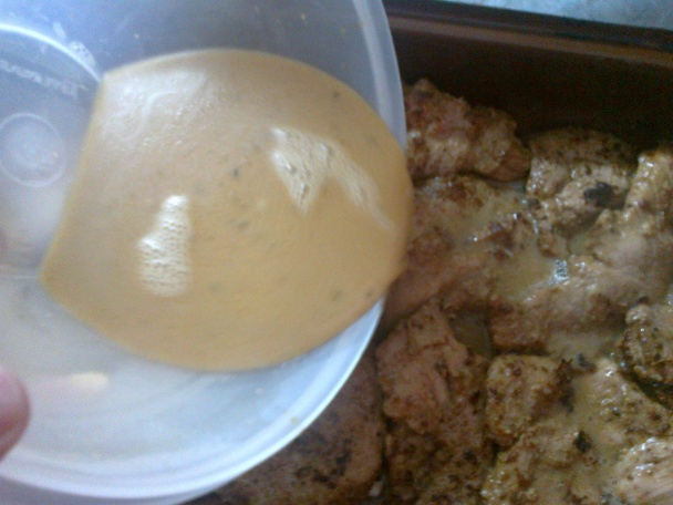 Štavnaté zapečené marinované rezne - obrázok 5