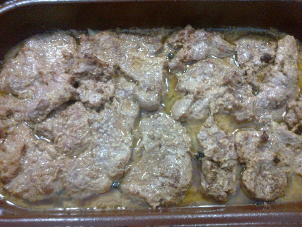 Štavnaté zapečené marinované rezne - obrázok 6