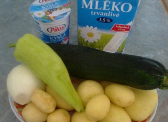 Cukinovo-zemiakový prívarok (fotorecept) - obrázok 1