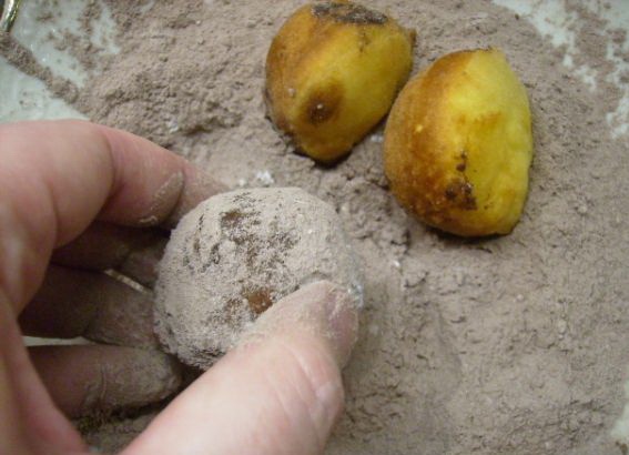 Čokoládové šišky z tvarohového cesta (fotorecept) - obrázok 9