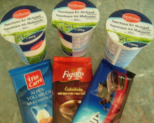 Čokoládovo-gaštanové rezy s banánmi (fotorecept) - obrázok 1