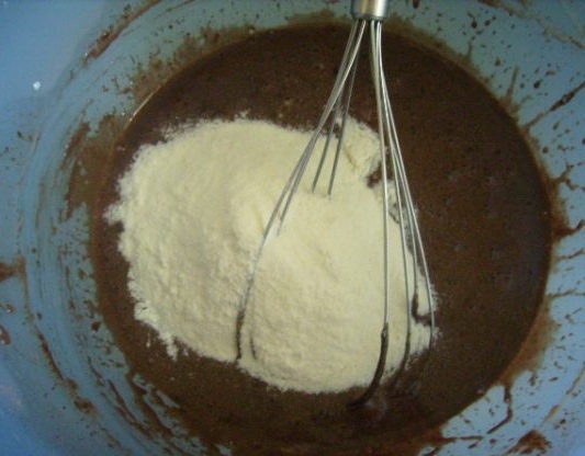 Čokoládovo-gaštanové rezy s banánmi (fotorecept) - obrázok 6