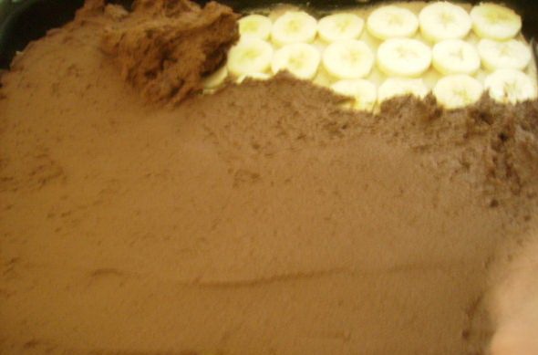 Čokoládovo-gaštanové rezy s banánmi (fotorecept) - obrázok 15