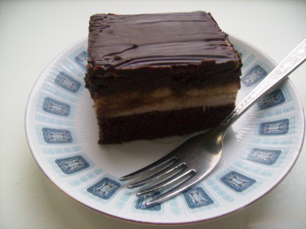 Čokoládovo-gaštanové rezy s banánmi (fotorecept) - obrázok 18