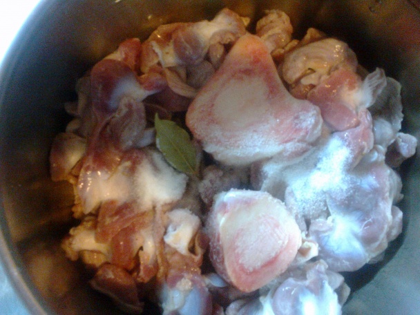 Držková z kuracích žalúdkov - obrázok 1