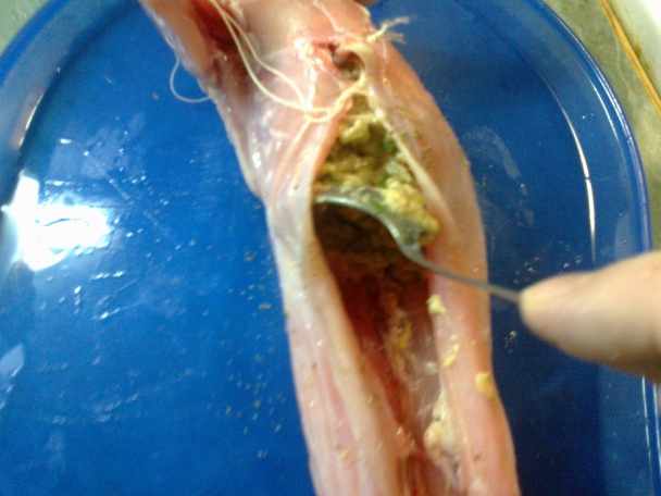 Pečený plnený králik podľa mojej maminky (fotorecept) - obrázok 10