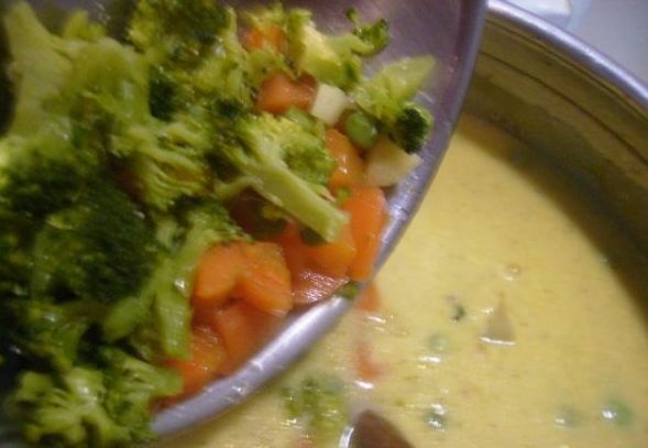 Kuracie kúsky so zeleninou v jemnej zeleninovo-smotanovej omáčke (fotorecept) - obrázok 13