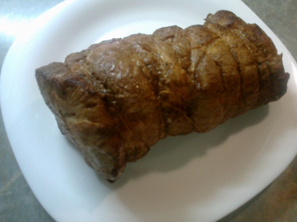 Dusená krkovička na cibuli, jablkách, chilli a rozmaríne (fotorecept) - obrázok 6