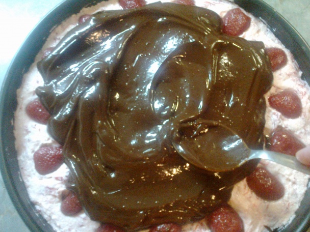 Tvarohovo-jahodová torta s čokoládovou smotanou (fotorecept) - obrázok 11