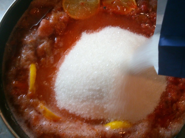 Hustý jahodový sirup s rebarborou a vanilkou (fotorecept) - obrázok 7