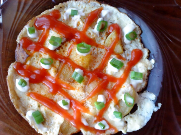 Omeleta s pečenými zemiakmi (fotorecept) - obrázok 9