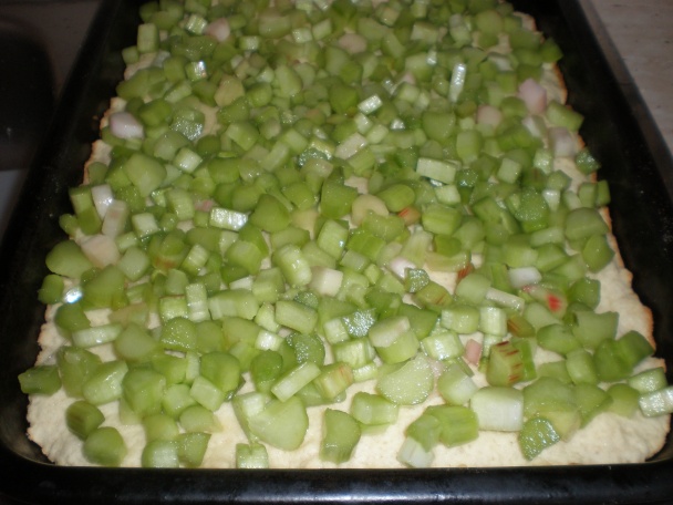 Rebarborový koláč (fotorecept) - obrázok 5