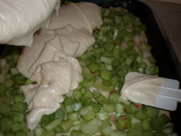 Rebarborový koláč (fotorecept) - obrázok 7