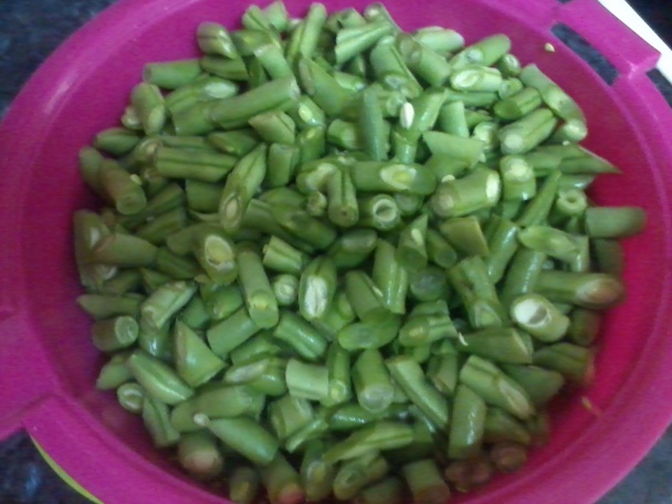 Fasulia Bil Zeit- zelená fazuľka na oleji (fotorecept) - obrázok 1