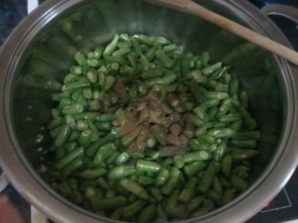 Fasulia Bil Zeit- zelená fazuľka na oleji (fotorecept) - obrázok 3