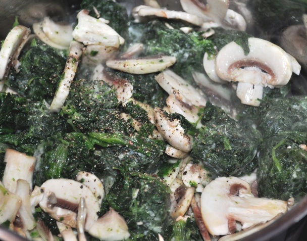 Rolované stehno so špenátom a orechmi (fotorecept) - obrázok 1