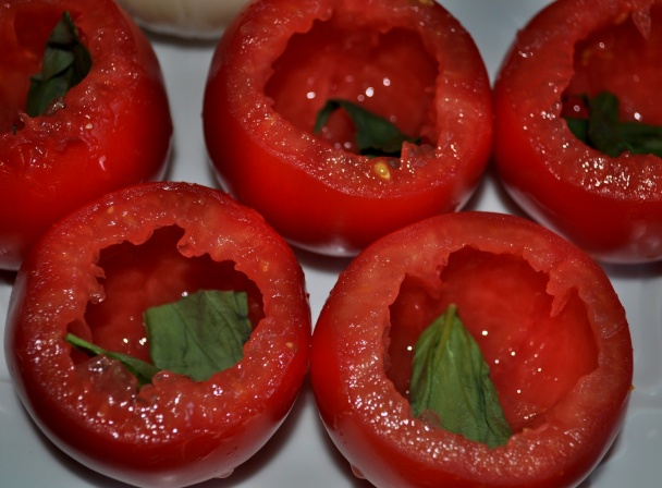 Paradajky plnené ovčím syrom (fotorecept) - obrázok 1