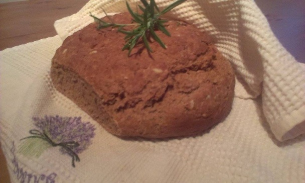 Špaldový domáci chlebík bez kvasníc - obrázok 5