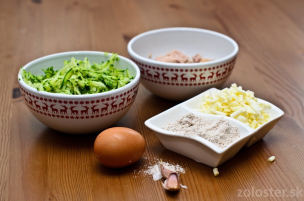 Cuketovo-tuniakové fašírky (fotorecept) - obrázok 1